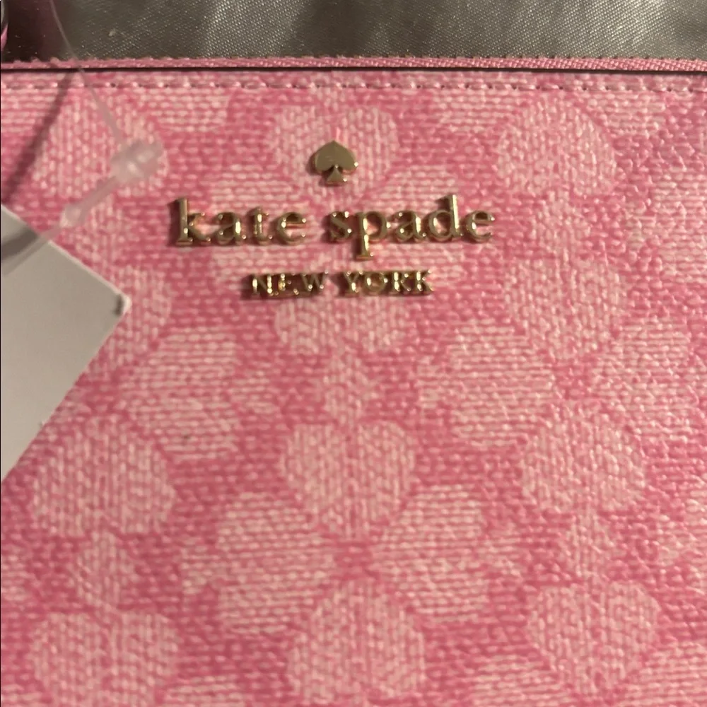 Kate Spade Floral Pink Wristlet